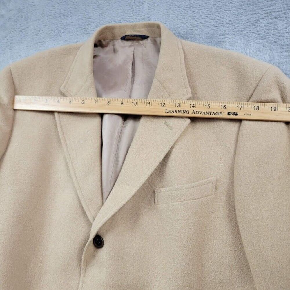 Brooks Brothers Blazer Jacket Mens 46 Brown Camel Hair Sports Jacket - Picture 10 of 16